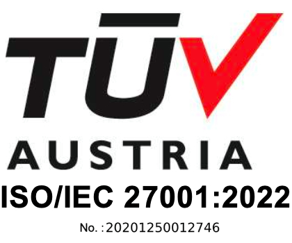 TUV ISO/IEC 27001:2022
