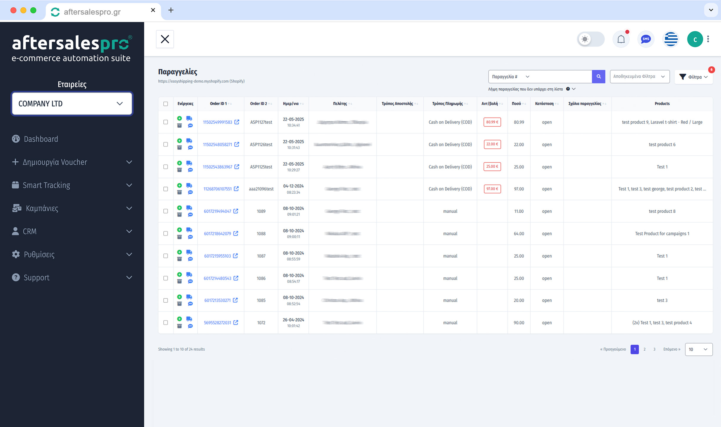 Sync orders, products, customers and more...
